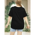 thumbnail image 3 of XCHQRTI Plus Size Daisy Women Tshirt Graphic Oversized Tees Short Sleeve Casual Tee, 3 of 8
