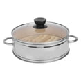 thumbnail image 1 of 1 Set Stainless Steel Bamboo Food Steamer Premium Buns Dumplings Steamer, 1 of 7