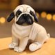 thumbnail image 5 of Gwong Juguete Perro peluche juguete alto simulación fuerte flexibilidad lavable niños regalos pug bulldog husky dalmatian peluche muñecas para dormitorio Gwong 30011514, 5 of 6