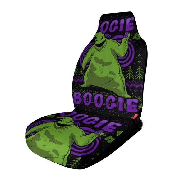 Oogie Boogie Car Seat Covers Pattern Front Seat Protector Cover Full Universal Size Auto Accessories 1PCS