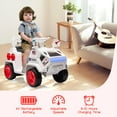 thumbnail image 4 of 6V Battery Powered Electric Quad,Kids Ride On ATV,Forward/Reverse Switch, Rear Wheeler Motorized Ride On Mini Vehicle Car for Toddlers Boys Girls,White, 4 of 7
