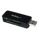 StarTech.com Multimédia USB 3.0 Lecteur de Carte Mémoire - Lecteur de Carte MicroSD SDHC Portable - Lecteur de Carte Flash USB Externe (FCREADMICRO3) - Lecteur de Carte (Multiformat) - USB 3.0 – image 1 sur 5