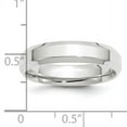 thumbnail image 7 of Platinum 5mm Polished Beveled Edge Wedding Band Ring Size 9.5, 7 of 7