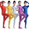 thumbnail image 2 of Mono de cuerpo entero ajustado de spandex negro Zentai, traje unisex Zentai, traje de cuerpo entero para mujer, ropa de baile, 2 of 5