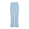 thumbnail image 4 of Sweatpants Womens Solid Color High Waist Wide Leg Pants With Pockets, 4 of 6