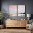 thumbnail image 4 of Framed Canvas Wall Art Set of 2 Abstract Field Landscape Prints for Living Room Decoration - 16"x24"x2 NATURAL, 4 of 8