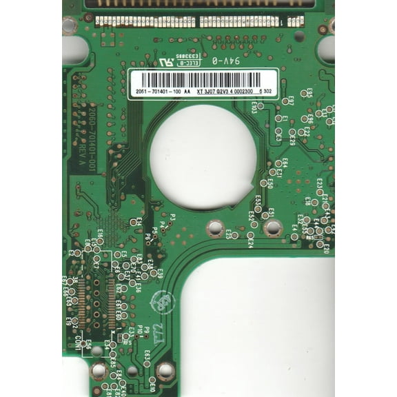 WD400UE-00KVT0, 2061-701401-100 AA, WD IDE 2.5 PCB