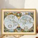 thumbnail image 4 of Bordado Parcial Cgtredaw Hilo Algodón Ecológico 11CT Mapa Del Mundo Punto Cruz, 4 of 9