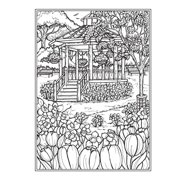 Creative Haven: Village Charm Coloring Book, Book 1, (Paperback)