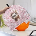 thumbnail image 3 of HELLHERO Cherry Sloth Bloom Coffee Pot Cloth Covers Easy to Clean Insulation for Women Gifts St. Patrick's Day, 3 of 8