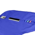 thumbnail image 6 of DALIX Apron Commercial Restaurant Home Bib Spun Poly Cotton Kitchen Aprons (3 Pockets) in Royal Blue, 6 of 6