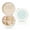 White, variant on Bee Flower Print Portable Jewelry Box,Round Mini Leather Travel Jewelry Case,Small Travel Jewelry Organizer,Jewelry Holder for Ring Necklace Earring for Women Girls-White