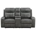 thumbnail image 4 of Raelynn Upholstered Motion Reclining Loveseat Grey, 4 of 13