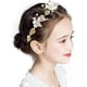 thumbnail image 2 of Accesorios para el cabello de boda para niños, tocado de princesa floral, tiara de perlas, banda para el cabello de primera comunión para niñas y mujeres, diadema nupcial dulce y linda para niñas de l, 2 of 4