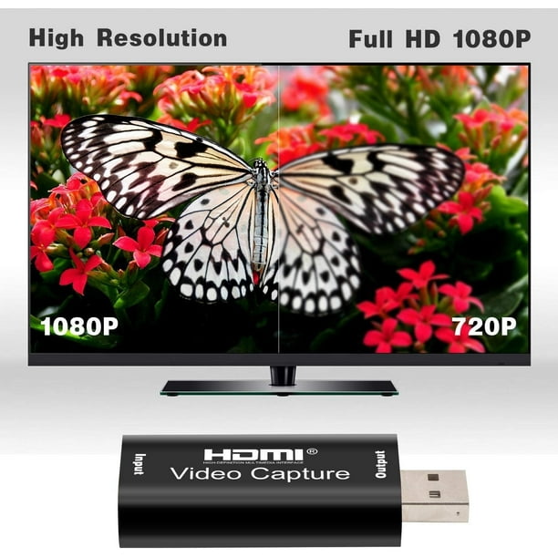 Mini carte de capture vidéo 4K 1080P 60fps HDMI vers USB carte de capture  vidéo de jeu en direct