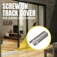 thumbnail image 4 of 6-Foot Stainless Steel Screw-On Track Cover for Sliding Patio Glass Doors - Repair & Replace Stainless Steel, 4 of 7