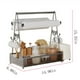 thumbnail image 3 of Organizador de Acero para Toallas de Papel, Condimentos, Artículos de Limpieza, Herramientas para Parrilla | Gran Cesta de Almacenamiento de Hierro | Multiusos para BBQ, Picnic, Cocina, Auto, Garaje, 3 of 7