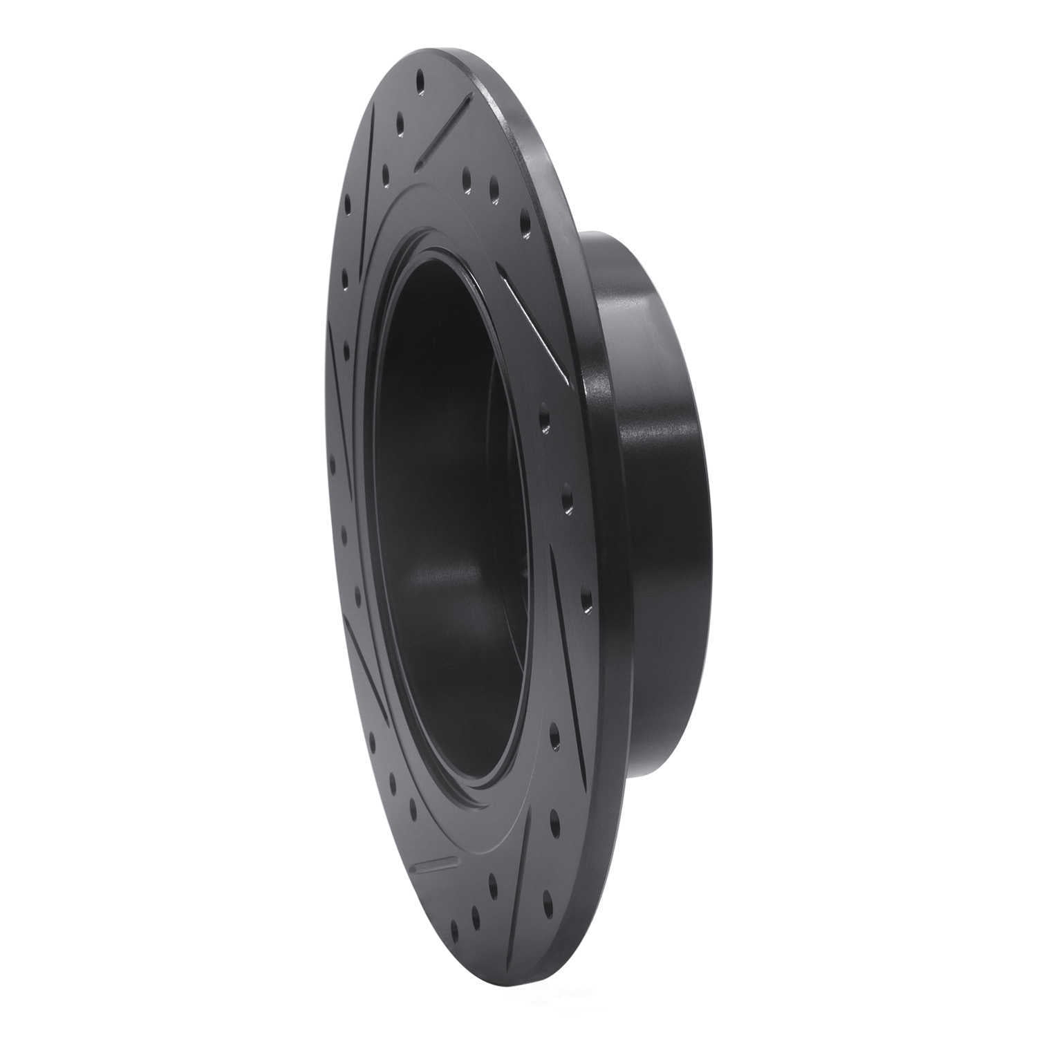 Dynamic Friction Company 633-39024R DFC Brake Rotor - Drilled And Slotted - Black