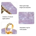 thumbnail image 3 of Set of 3 nail art palettes, Resin, 3.7x2.9 cm, Purple/Pink/Green, 3 of 5