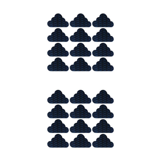 Decodeary 12pcs/set Sturdy And Durable Rug Grippers Investment For Safety Reusable Rug Grippers Non-skid cloud 74*125*1mm 2Set