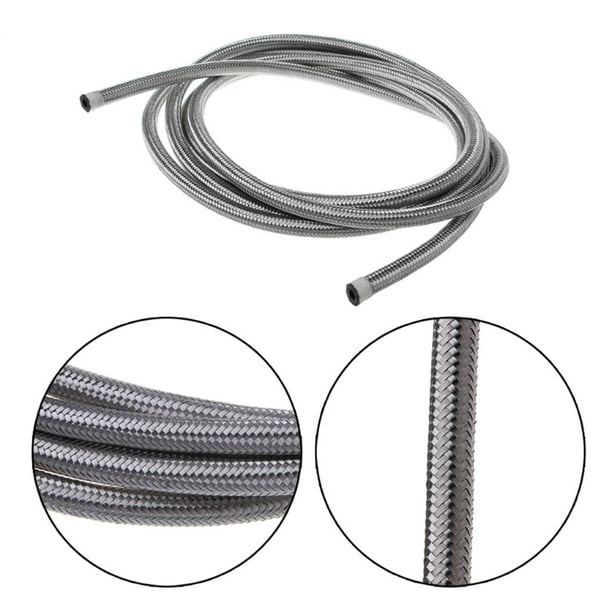 Siruishop Nylon Braided Fuel Line Hose Replacement An4,,an8, 1/3meter Universal Stainless Steel 3meter_ Other