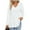 A-White, variant on UVN Summer Blouses for Women Short Sleeve V Neck Peplum Tunic Tops Casual Babydoll Flowy T Shirts