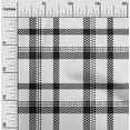 thumbnail image 2 of oneOone Polyester Spandex Black Fabric Tartan Fabric For Sewing Printed Craft Fabric By The Yard 56 Inch Wide, 2 of 4
