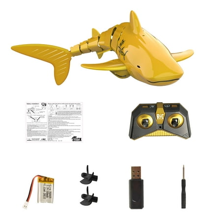 Cotonie Radio Remote Control Electronic Shark Fish Durable 4 Channel ...