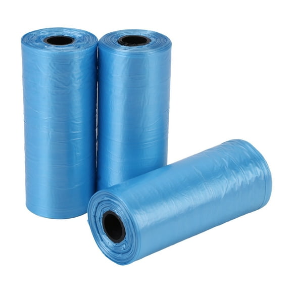 Bolsa de limpieza de basura, 10 rollos/150 piezas Bolsa de plástico para desechos de mascotas Bolsa de basura de plástico Diseño aerodinámico