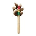 thumbnail image 1 of HILABEE Handheld Nut Shell Shaker Compact Hand Percussion for Home Holiday Musicians, 1 of 9