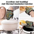 thumbnail image 7 of Rocae Color Summer for Mini Oven Mitts Rubber Oven Glove, Kitchen Mittens, Cute Cooking Mitts,5.9"x5.9", 7 of 7