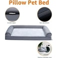 thumbnail image 5 of Premium Gel Memory Foam Pet Bed, Pressure Relief Dog Cushion with Removable Washable Cover, Non-Slip Bottom for Pets Up to 90lbs, 5 of 9