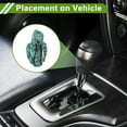 thumbnail image 3 of Unique Bargains Gear Shift Knob Cover Car Shift Knob Hoodie Green Polyester 6.3"x5.12" Digital Printing, 3 of 6