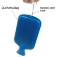 thumbnail image 3 of Kit de enema Bolsa de enema de 2 l 5,0 pies. Manguera de silicona larga, 5 puntas reutilizables de varios tamaños, flujo de agua controlado para enemas de limpieza de desintoxicación de colon, 3 of 5