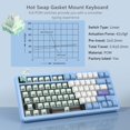 thumbnail image 5 of Womier SK75 VIA RGB Teclado mecánico con junta de 3 modos Teclado inalámbrico de aluminio para juegos de intercambio en caliente para PC, 5 of 5
