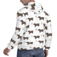 thumbnail image 3 of Hoodies for Men - Dachshund Dog Puppy No.1052 Long Sleeve Comfrt Men'S Fashion Hoodies & Sweatshirts, Sweatshirts for Men Hoodies Pullover Clothing Clothes with Pouch, 3 of 7