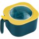 thumbnail image 1 of Salero y pimentero de plástico 4 en 1, dispensador de especias transparente de 4 rejillas con tapa para viajes, hogar, cocina, barbacoa (azul cuadrado), 1 of 5