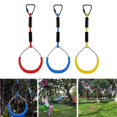 thumbnail image 2 of Advancent Niños escalada anillos colgantes columpio barra anillo al aire libre interior fuerza gimnasia curso Playset Yoga juguetes columpios Ropa Deportiva, Zapatos, 2 of 6