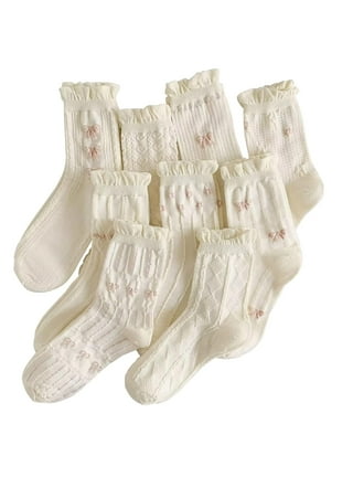 Hot Selling Women Jacquard Breathable Cute Socks Cotton Acrylic