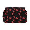 thumbnail image 2 of Disketp Flamingo Estuche de Lápices de Doble Capa con Tapa Abatible y Cremallera, Organizador Escolar para Adolescentes y Adultos, 2 of 7
