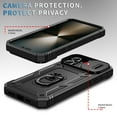thumbnail image 2 of Dteck Case for iPhone 17 (2025) Max, Shockproof Impact Resistant Magnetic for Car Holder with Slide Lens Protective Ring Stand Holder Hybrid Hard Rugged Cover, D, 2 of 6