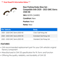 thumbnail image 2 of Rear Parking Brake Shoe Set - Compatible with 2020 - 2023 GMC Sierra 2500 HD - AC Delco, 2 of 2