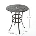 thumbnail image 4 of Miekor Furniture ALFRESCO 37” ROUND BAR TABLE W5U.00, 4 of 8