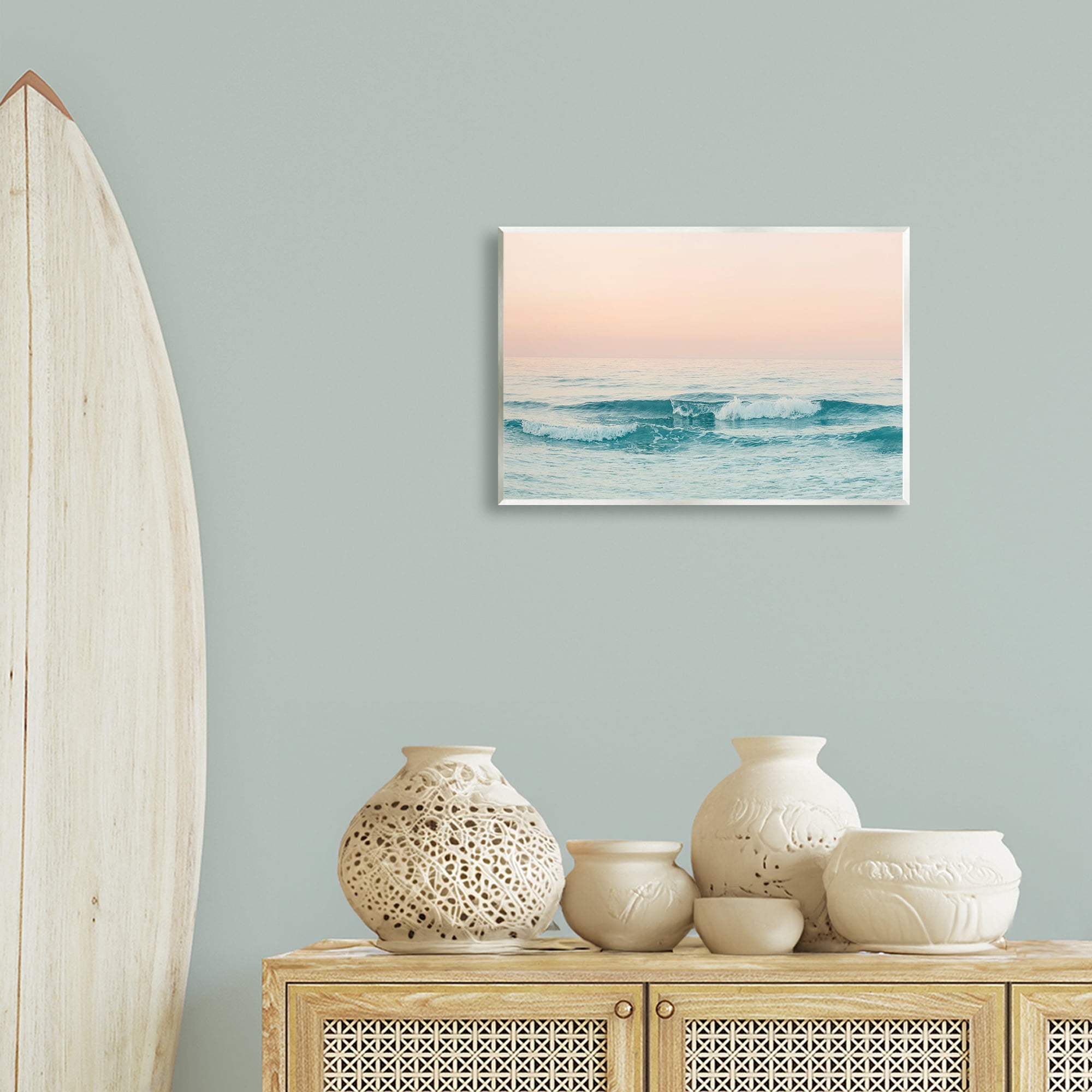 Stupell Industries Greece Ocean Waves Nautical & Beach Photography Unframed Art Print Wall Art, 19 x 13