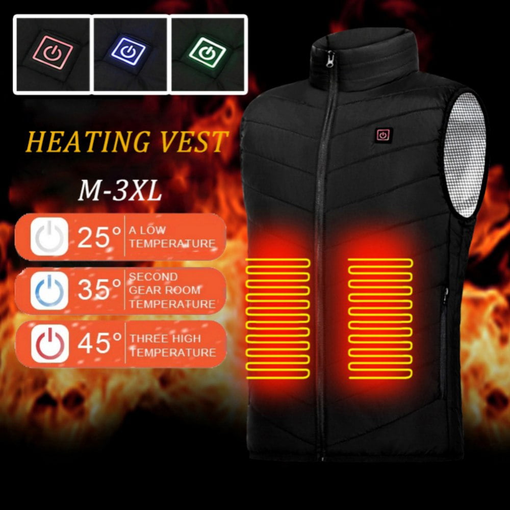 Heated Vest with USB Charging Electric 5V Heated Jacket Body Warmer for