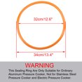 thumbnail image 2 of 32cm Silicone Rubber Gasket Sealing Ring Replacement for  Cooker, 2 of 5