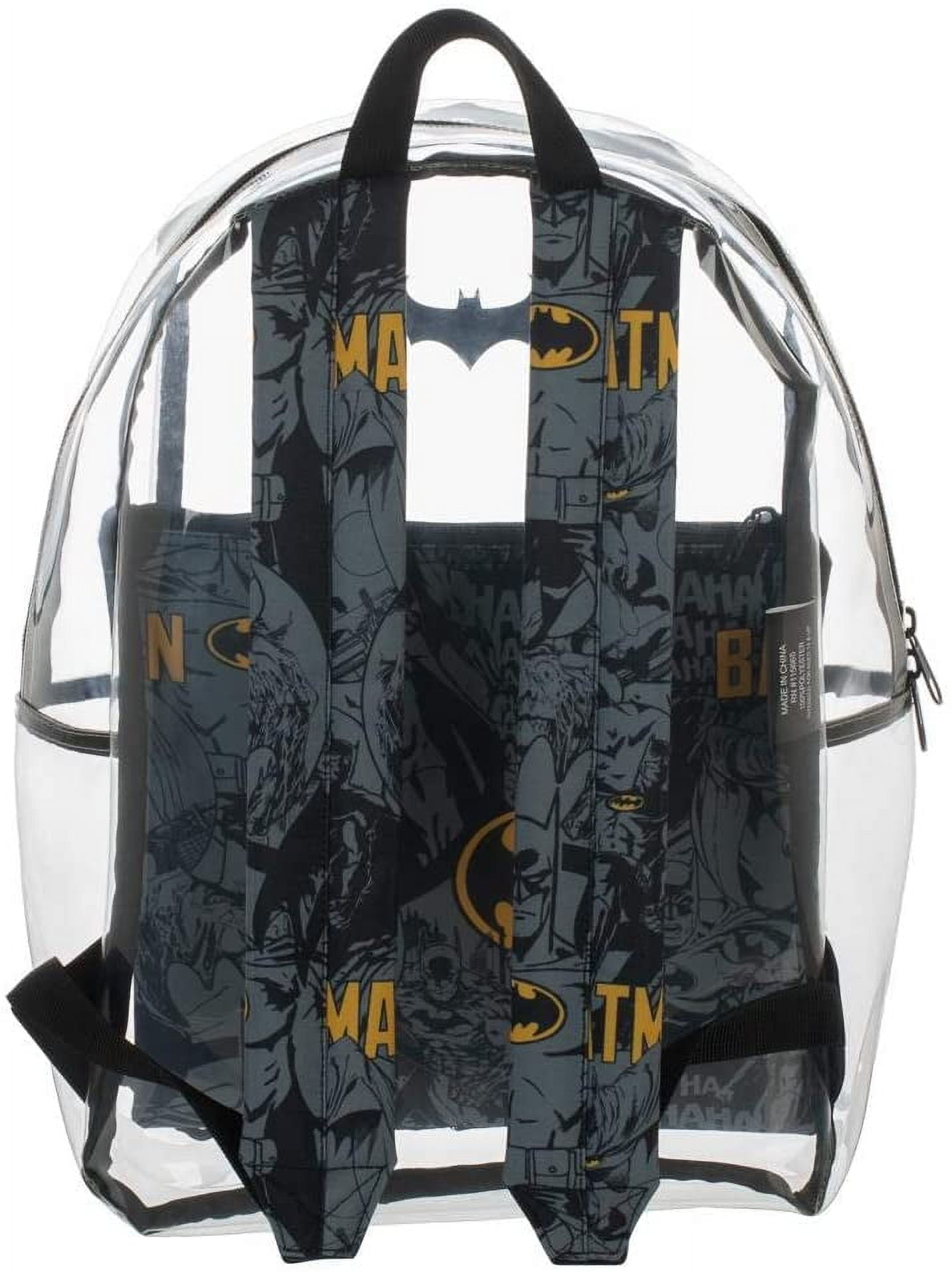 DC Comics Batman Clear Backpack