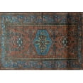 thumbnail image 1 of Ahgly Company Indoor Rectangle Persian Light Blue Traditional Area Rugs, 6' x 9', 1 of 4