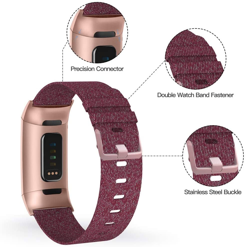 Charge 3 SE, Soft Woven Fabric Watch 