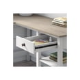 thumbnail image 4 of Bush Furniture Mayfield Bureau d'Ordinateur en L 60W avec Organisateur de Bureau et Bibliothèque à 6 Cubes, Shiplap Gris/blanc Pur, 4 of 6